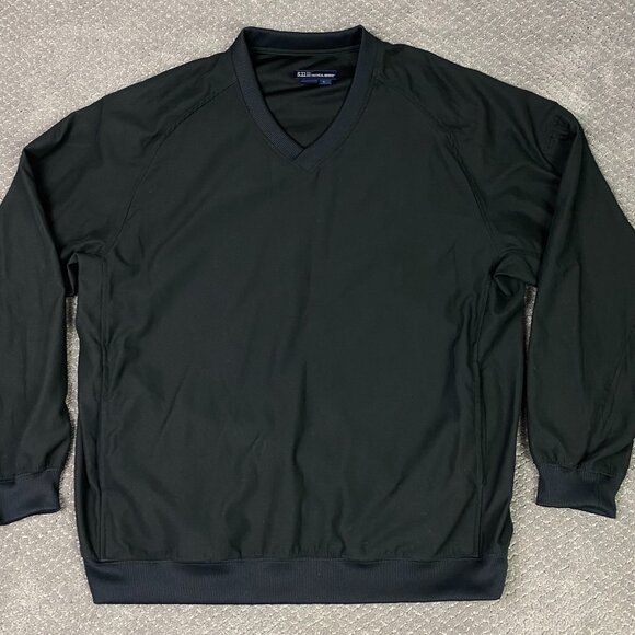 5.11 Tactical Station Windbreaker Pullover Men's Large Black V Neck 72304 - Picture 1 of 10